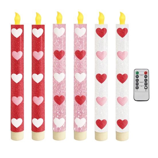 Electronic Candle Light Flameless LED Candles Battery Operated Safe Fire-Free Decorative Lights for Bedroom Living Room Wedding Party Home Decor