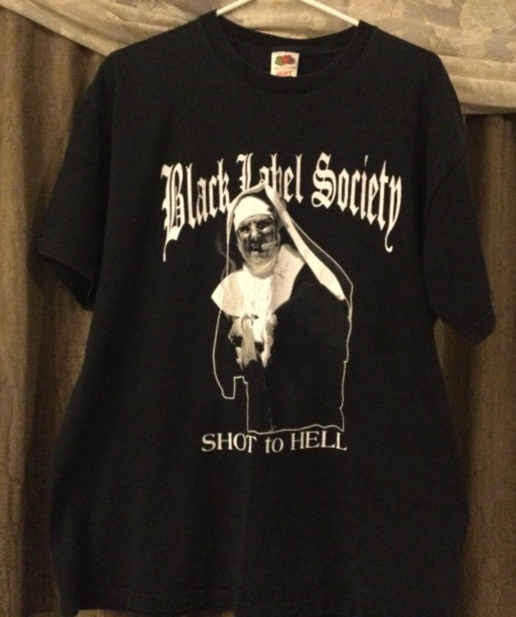 black label society shot to hell tour 2006 T-shirt size xl cotton XXXXL