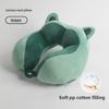 Wholesale Strawberry Bear Micro Fiber Soft Fluffy U Shape Pillow For Airplane Rest Best selling for new year school gifts