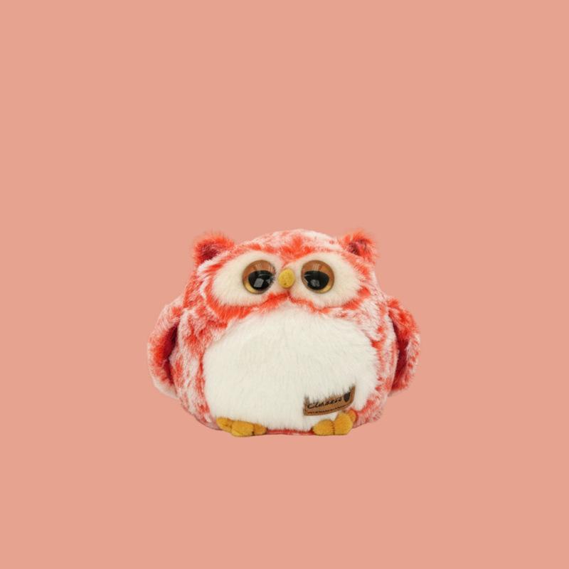 Lebensechte Eulen-Stofftier-Puppe, Niedliche Puppe als Schlafbegleiter für Mädchen, Geschenk für Kinder