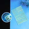 Silicone world 2-9mm Alphabet Letters Numbers Decor Stickers Gold Silver Epoxy Resin Filler For DIY Silicone Molds Craft Making
