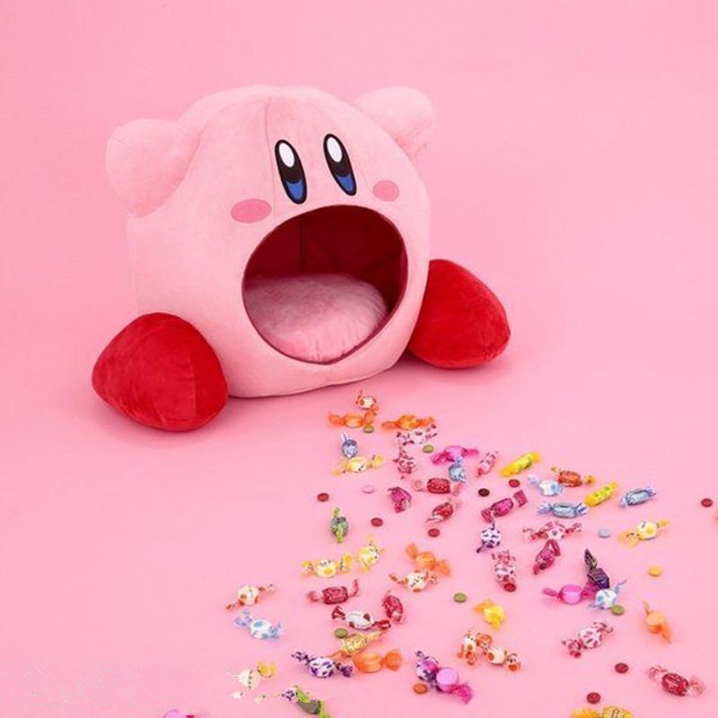 Ultra miękki i przytulny Super Kawaii Gra Kirby Siesta Palce Pluszowa Poduszka do Spania Cosplay Prezent
