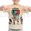 Toca Life World T Shirt Girls Boys Summer Casual Short Sleeve Tshirt Kids Cartoon Toca Boca T-shirt Camisetas Children Clothes