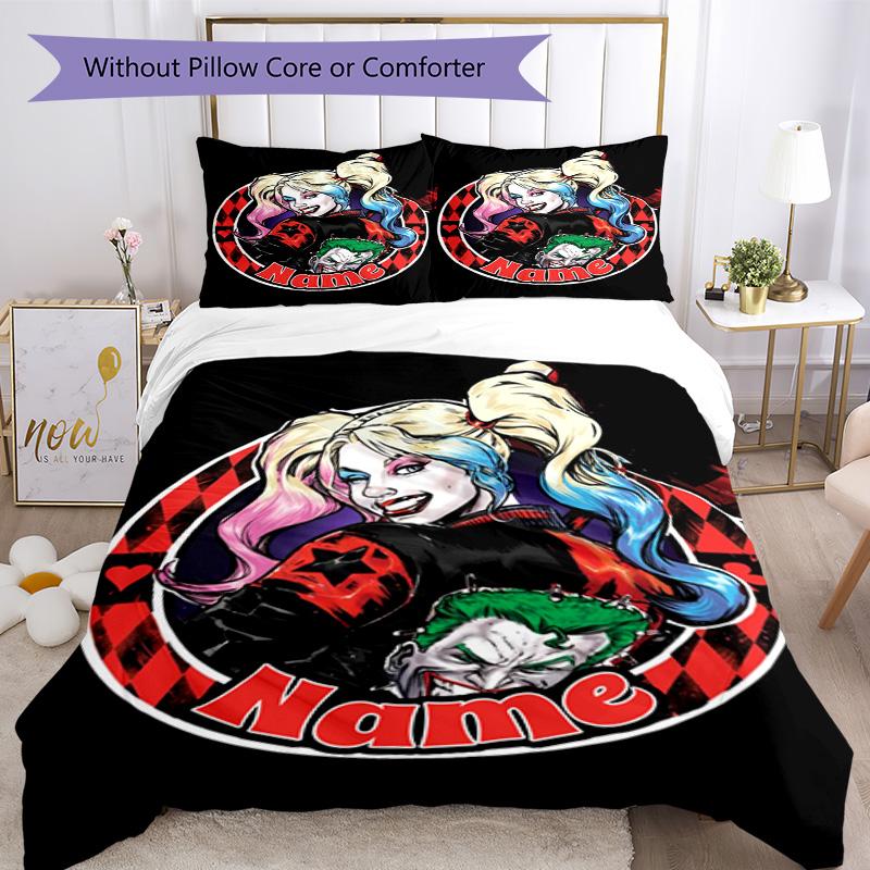 Ammonitore (14) Set Biancheria da Letto Personalizzabile con Nome Copripiumino Traspirante con Federe Decorazione per la Casa Regalo di Compleanno