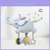 Baby Elephant Rattle Toy With Soft Plush Material For Newborns And Toddler Development