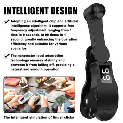 Digital Auto Screen Clicker Cellphone Apps Video Live Streaming Gadget Smartphone Screen Tapper with USB Interface for   Devices