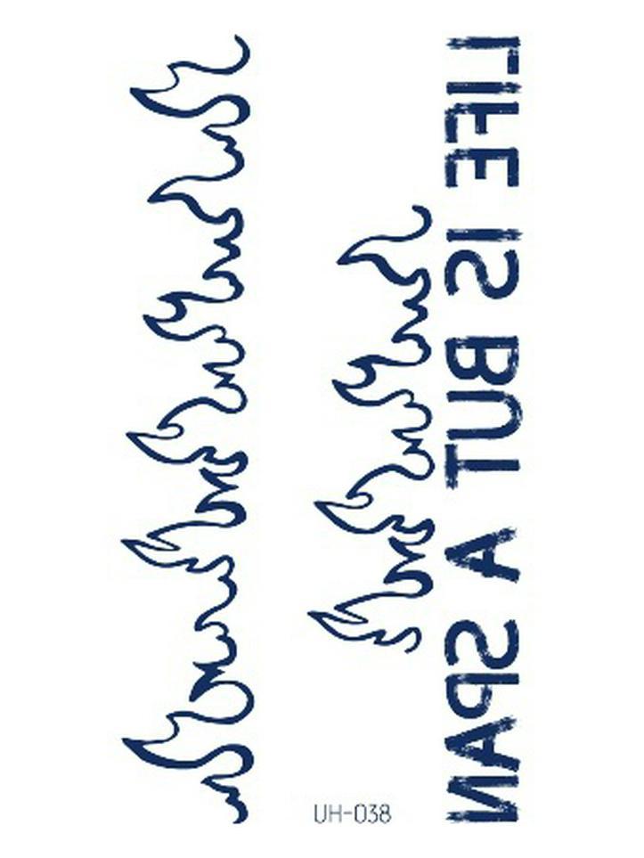 Ziołowe półtrwałe wodoodporne naklejki tatuażowe dla mężczyzn i kobiet