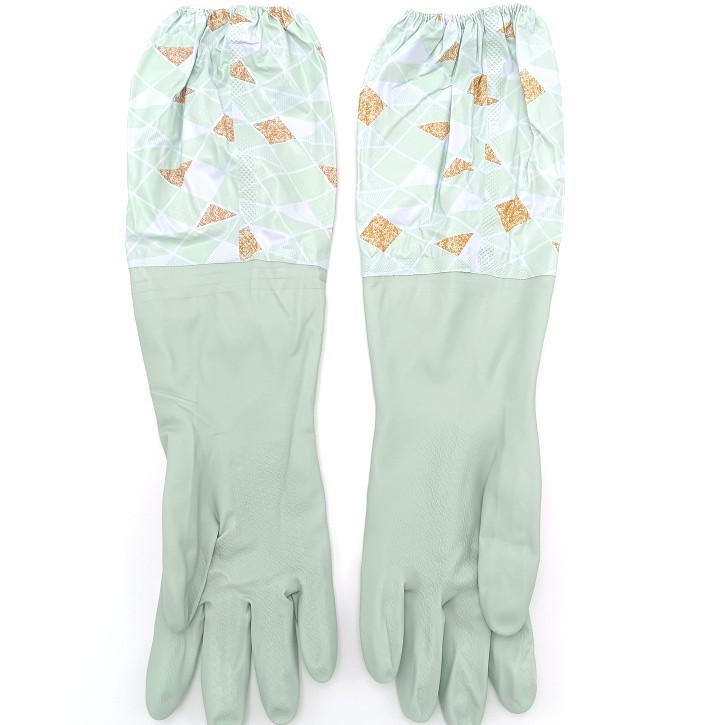 Winter Fleece-Lined Waterproof Dishwashing Gloves - Durable, Thickened for Housework & Laundry