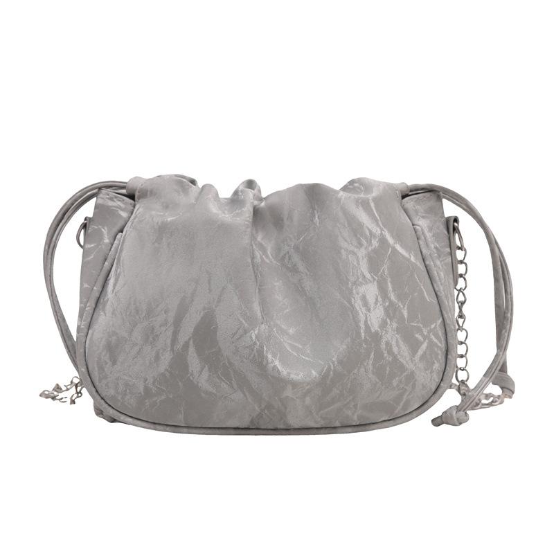 

Новая женская сумка Новая китайская плиссированная сумка-облако на цепочке Нишевая дорожная модная сумка через плечо Универсальная и модная сумка кроссбоди