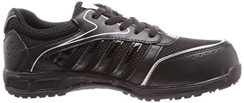 Co-cos Nobuoka Men's Ziproa Safety Work Shoes, Multi-functional, Slip-Resistant, Lightweight, Black, Size 30cm