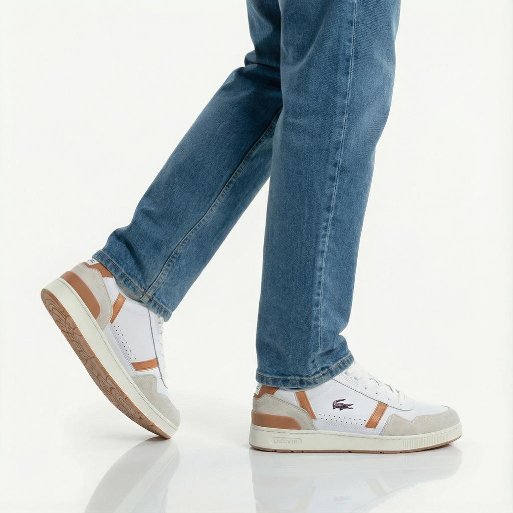 Lacoste T-Clip 124 - Men's Sneakers Shoes White 747SMA00662J8 ORIGINAL
