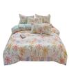 128x68 Pure Cotton Fresh Small Floral Print Four-Piece Dorm Bedding Set