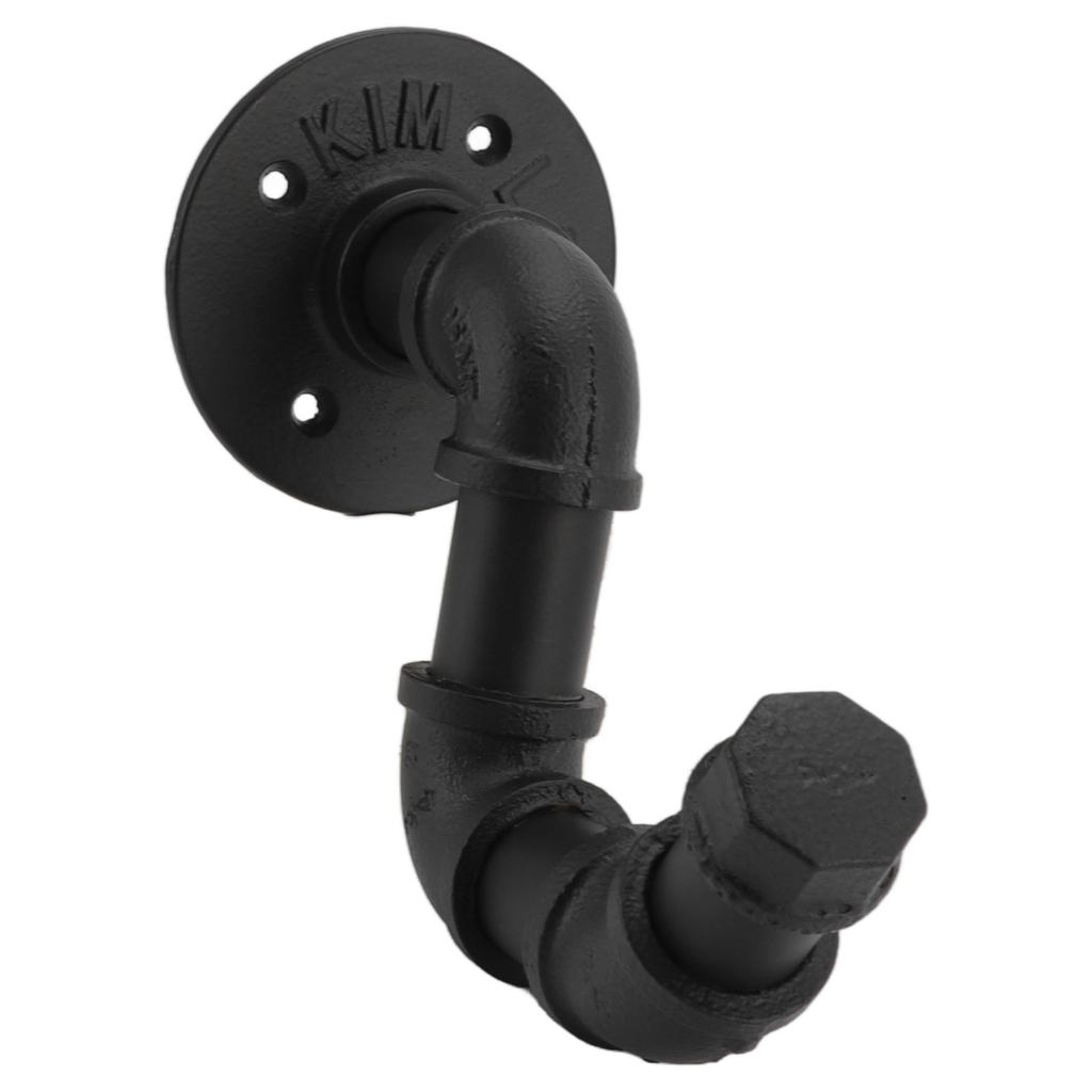 Hanging Clothes Hook Retro Water Pipe Designed Iron Wall Mounted Clothes Hanger for Home Display