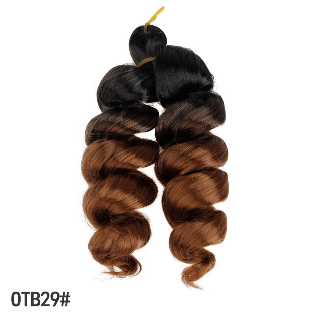 Short French Curly Crochet Hair Loose Wave Synthetic Braiding Hair Extensions for Black Women