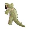MIXUS Peluche Coccodrillo Extra Large Coccodrillo Grande Peluche/Coccodrillo/Cuscino Abbracciante/Gigante (Verde, 160cm)