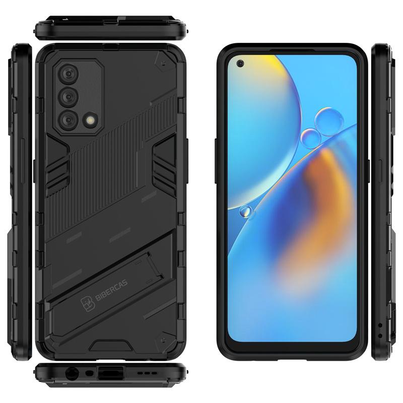 Phone Case For Reno 6 Lite Cover For OPPO Reno6 Reno 6 Lite Capas Shockproof Bumper Kickstand Cover For OPPO Reno 6 Lite Fundas