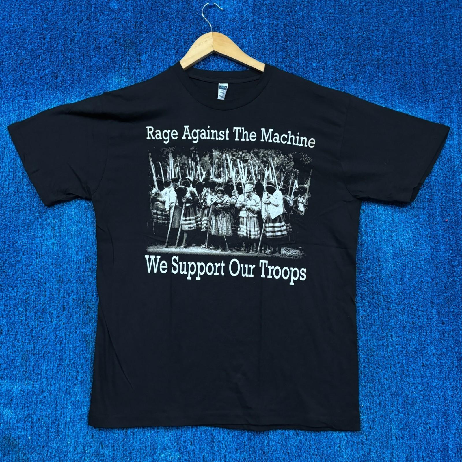 Rage Against the Machine Graphic T-Shirt Size Large Unisex T-Shirt XXXL