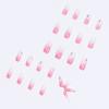 Gradueller Wechsel Rosa Strasssteine Tragen Nagelkunst Fertige Fälschung Nägel Nagelkunst-Aufkleber Nagel-Aufkleber Abnehmbares Nagelteil
