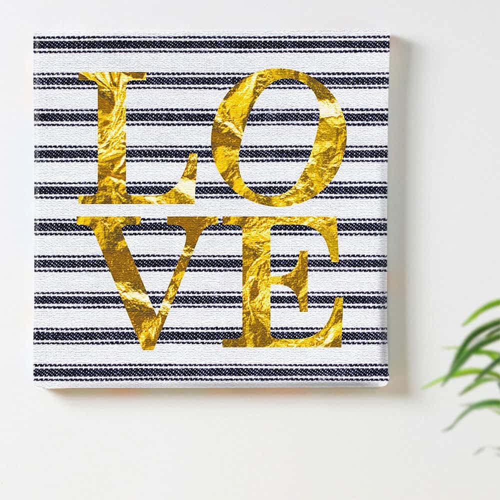 Border Love Art Panel 57cm X 57cm L Size Made In Japan Poster Stylish Interior Decor Living Room Interior Pop Fashion Art Fabric Panel popa-1703-01-L