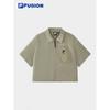 FUSION Women's Short Sleeve Woven Shirt