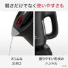 Tefal Electric Kettle 9 Temperature Matte Finish Lock Control Keep Warm KO8608J0 0.8L, Settings, Design, Spill-Proof Lock, "Apresia Black,"