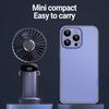 Mini Fan Silent Digital Display Powerful Fashion 5-speed Wind Handheld Cooling Fan