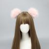 Simulation Bear Ear Hair Clip for Cosplay Party Furry Faux Furs Ear Hair Clip Halloween Party RolePlay Maid Barrettes