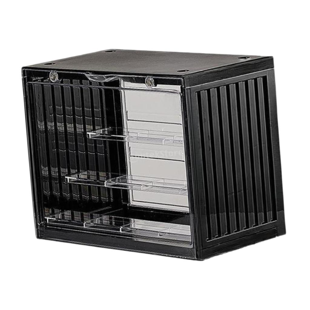 Miniature Display Case Collectibles Display Box Stackable Multipurpose Action Figure Display Case for Office Living Room Home