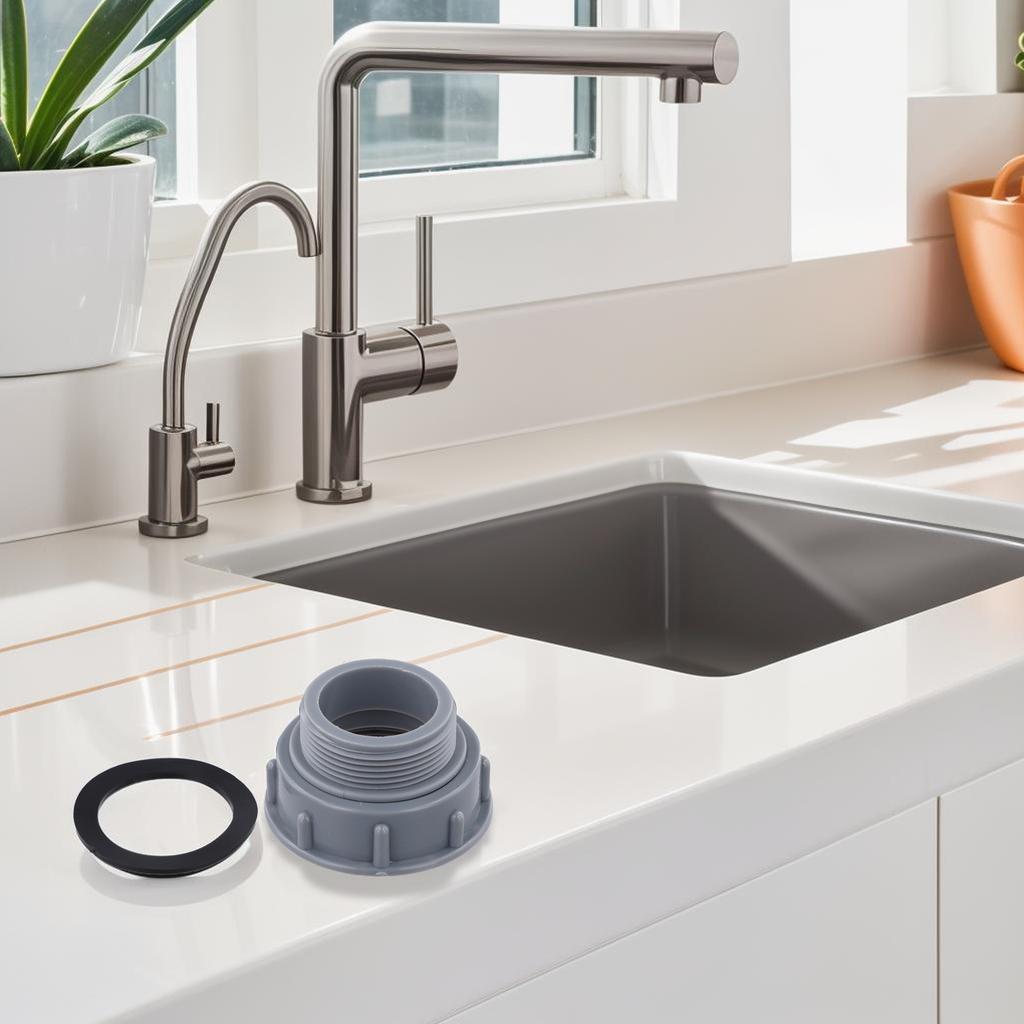 Küchenspüle Beckenadapter Reduzierstück Abflussrohr Verbindungsgewinde Schlauchverbinder Badezimmerzubehör 57-46mm 58-46mm 60-46mm6