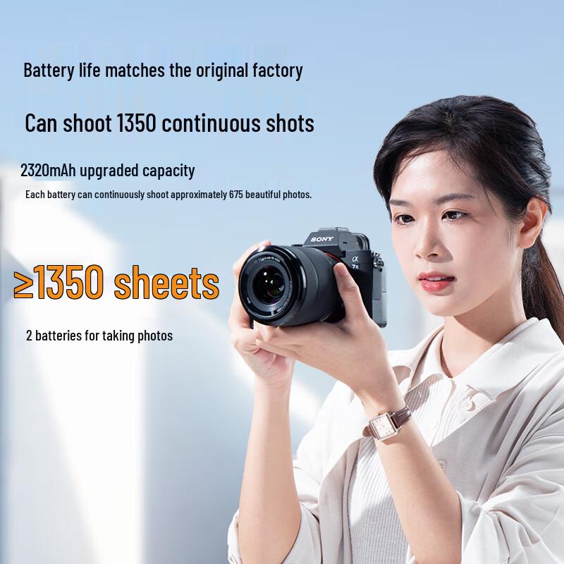 Llano NP-FZ100 Camera Battery for Sony CN plug (adapter included)