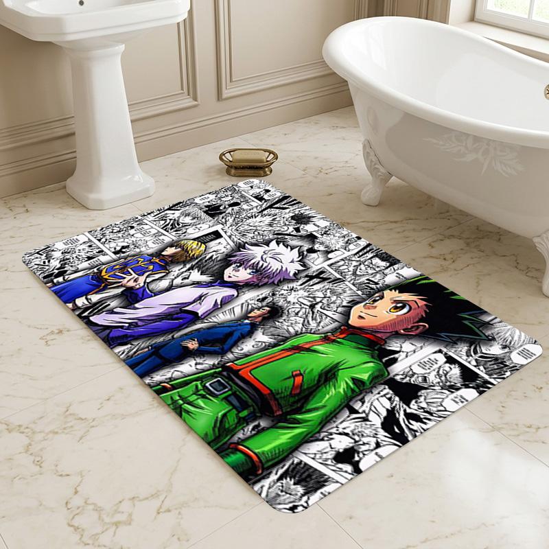 Hunter X Hunter Living Room Nonslip Area Rug Soft Carpet For Bedroom Game Playroom Sofa Office Home Decor Doormat Christmas Gift C9291416