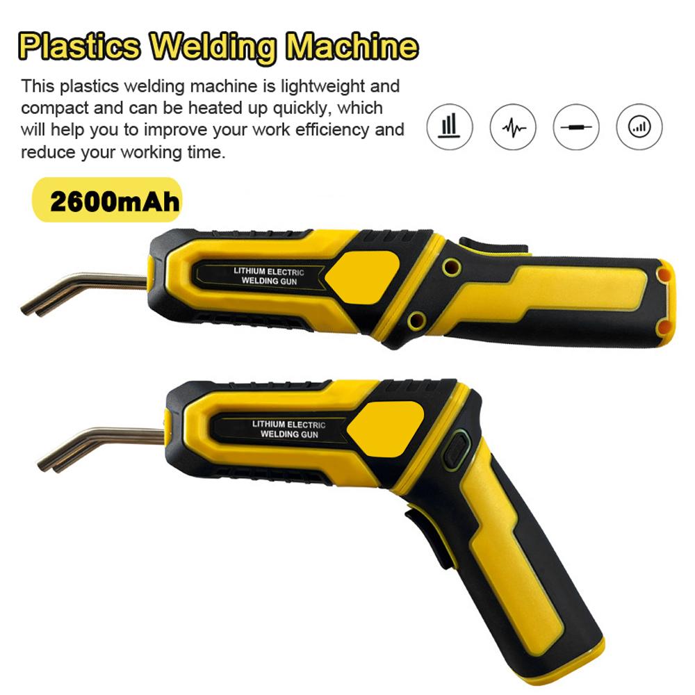 Handheld Plastics Welding Machine Portable 90 Degrees  Foldable Handle Car Panel Crack Repairs Kit Thermal Cutting Hot