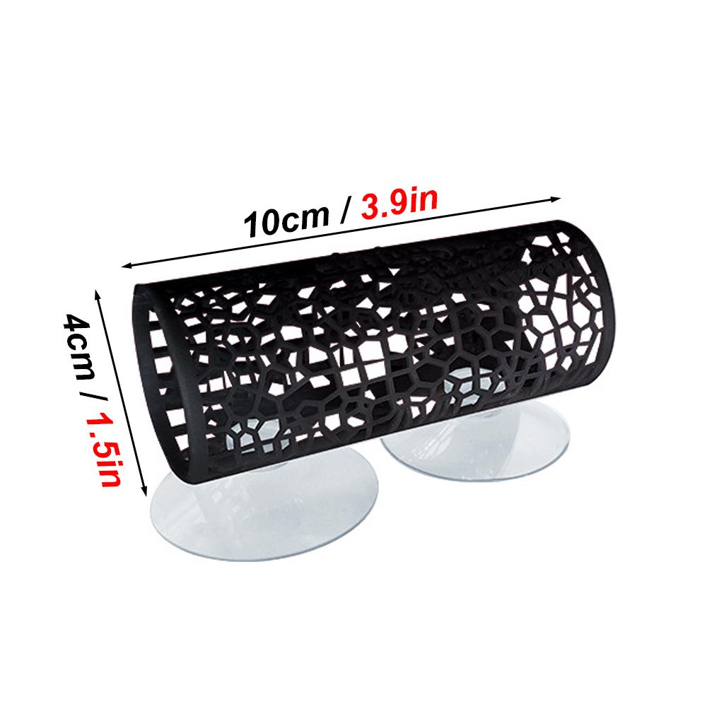 

1 Pc Betta Fish Tunnel Toy Hollow Sleeping Tube with Suction Cup Betta Hammock Hidden Resting Tube for Fish Tank Decorations чёрный