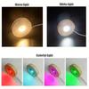 1/4Pcs Wood Desktop Decorative Lights Base Night Light Wooden LED USB RGB Display Lamp Display Stand Lamps Holder Art Ornament