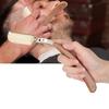 Barber Shop Manual Beard Shaver Holder Classic OldFashioned Beard Shaving Face Grooming Tool(74A )