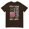 Pro Gun Anti Idiot Shirt Vintage Usa Flag 2nd Aunisexdunisext Tshirt