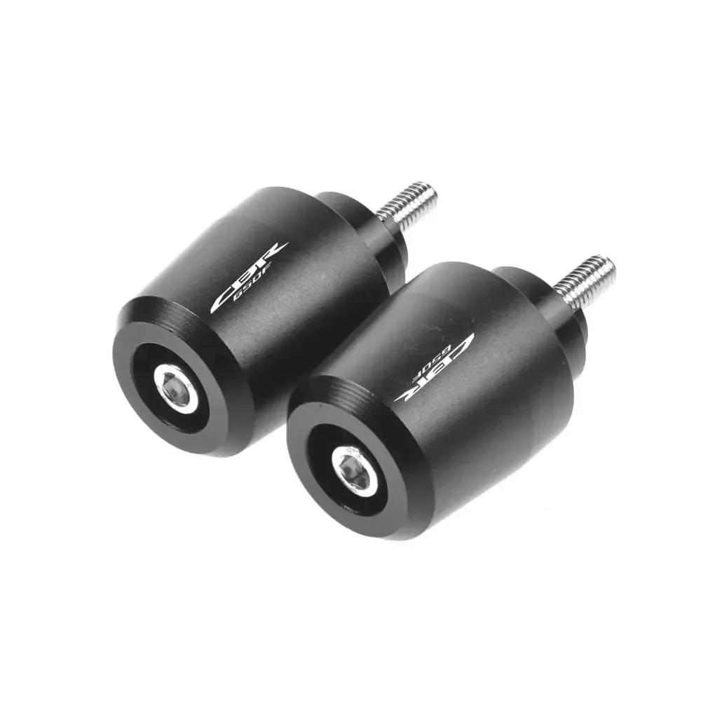 Motorcycle Handle Bar Ends Plug Grips Handlebar Plug Caps Slider 7/8'' 22mm For Honda CBR650R CBR650F 2014-2023