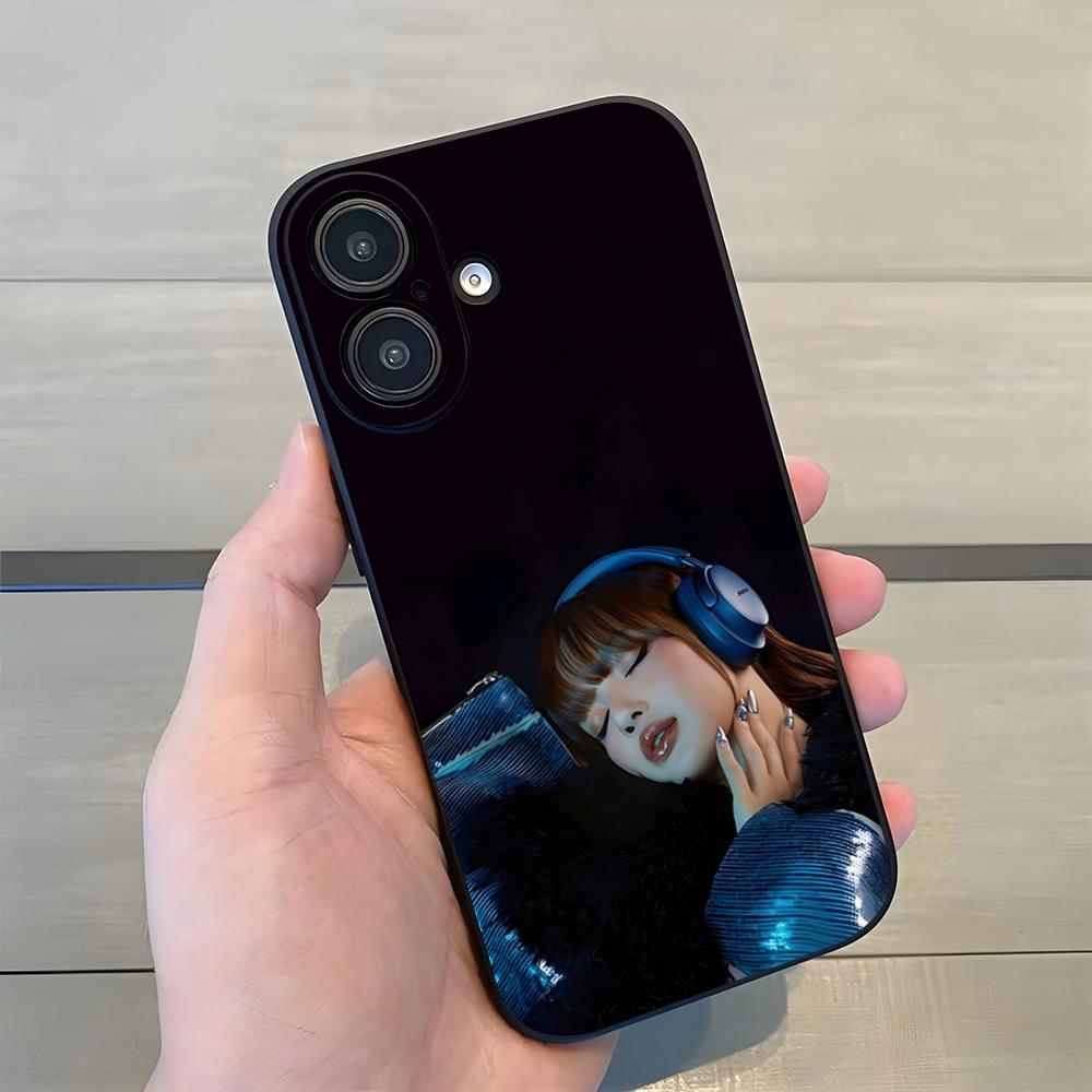 Koreli Kız Grubu L-Lisa Lalisa Telefon Kılıfı Iphone 17 Pro Max 15 16 Pro 14 Plus 13 11 12 Xr X Xs 7 8 SE Plus İçin Arka Kapak