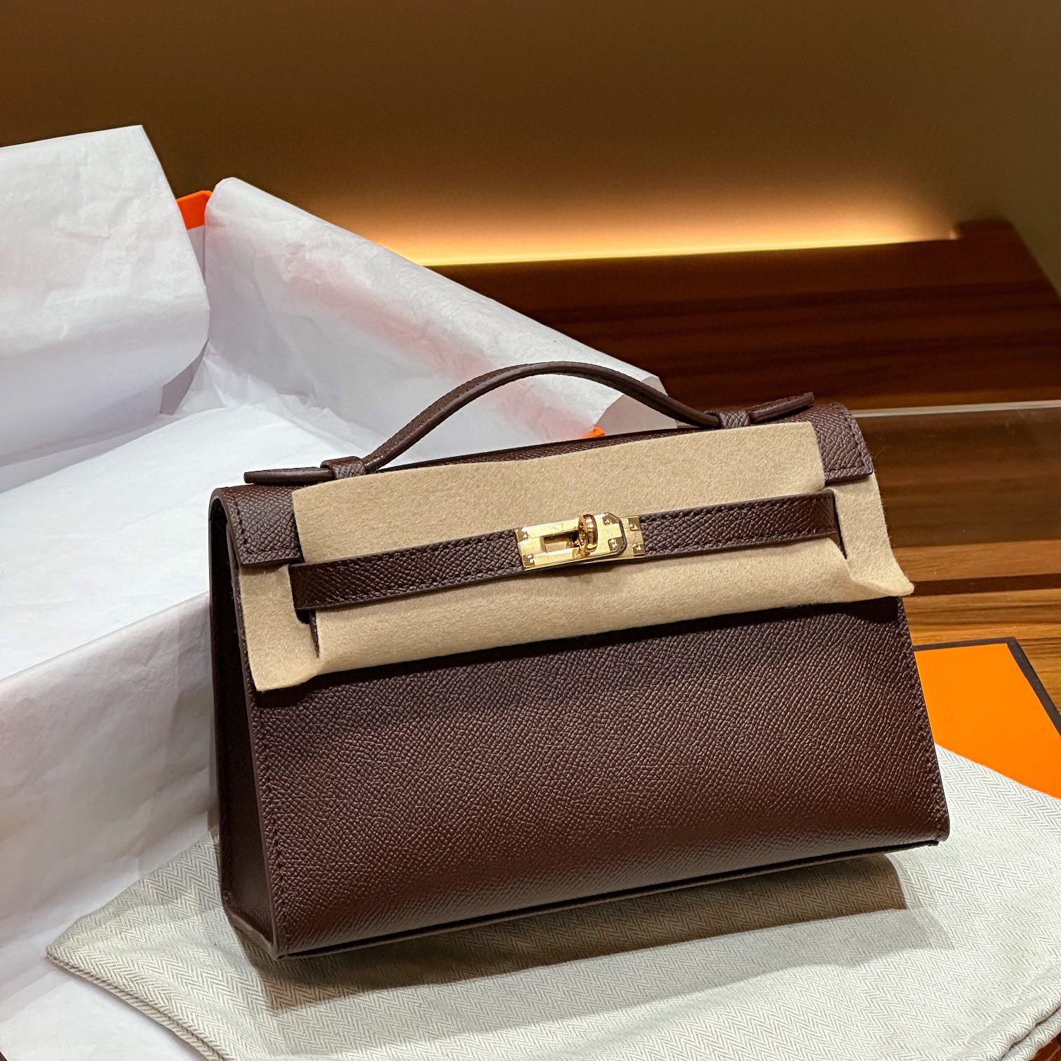 

Поколение Сумка Hermès Birkin Мини-сумка Вечерняя сумка Высококачественная Натуральная кожа Сумка-тоут на одном ремешке Маленькая сумка Женщины 22x13x7cm