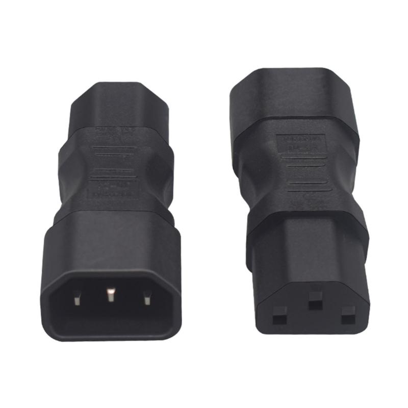 Portable Male To Female C14 To C13 Adapter C14 To C15/C14 To C5/C14 To C7 Power Cable Adapter Transfer Plugs ABS-made