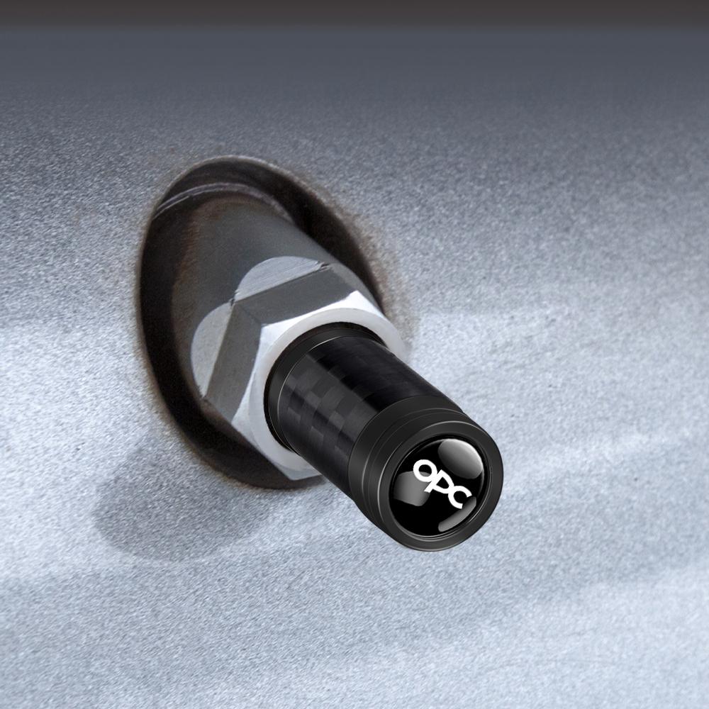 4pcs Carbon Fiber Metal Car Wheel Tire Valve Caps Stickers For Opel Zafira B Corsa D Insignia Mokka Regal Car Accessories Tf0