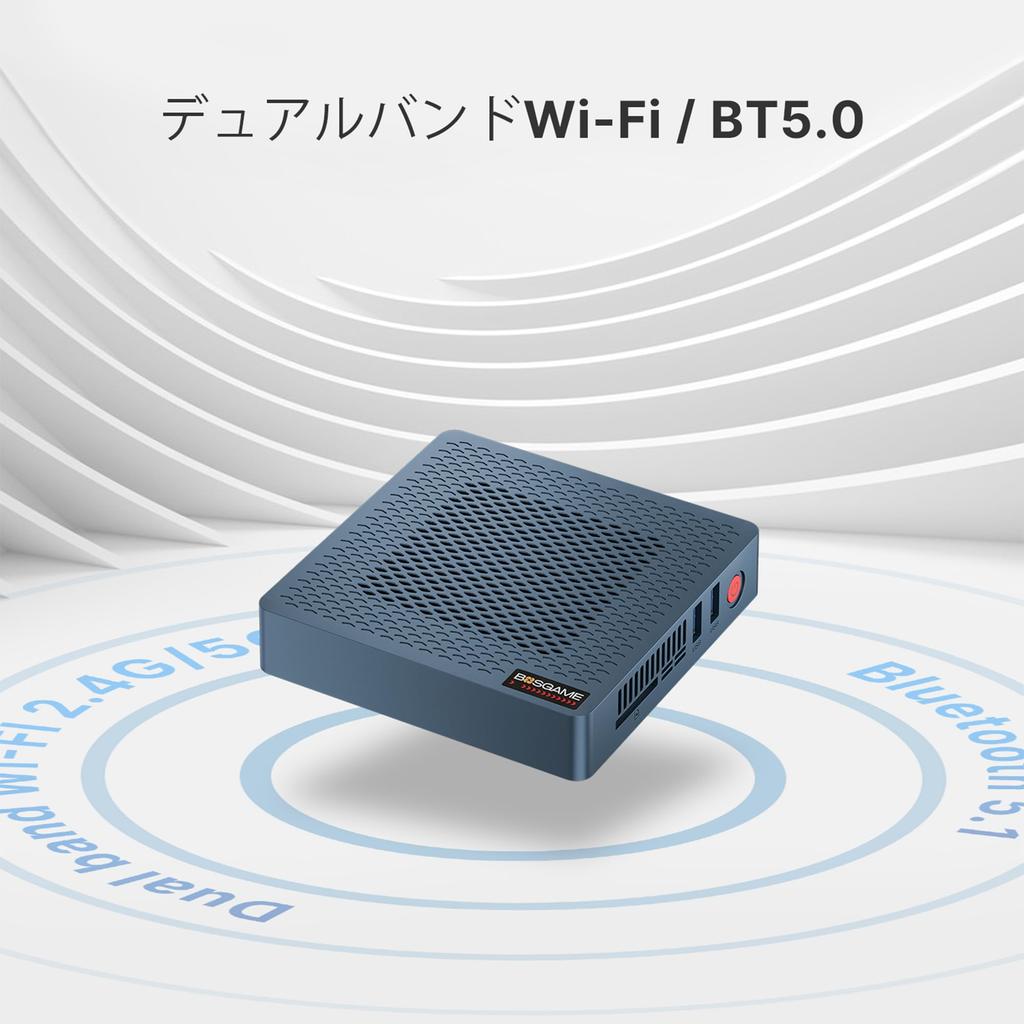 BOSGAME AG40 Mini PC with Intel Celeron N4020 Processor Up To 4GB 64GB Emmc TDP Dual Display 1000M USB Expandable SD SATA Windows 10 Pro 2.80 GHz,