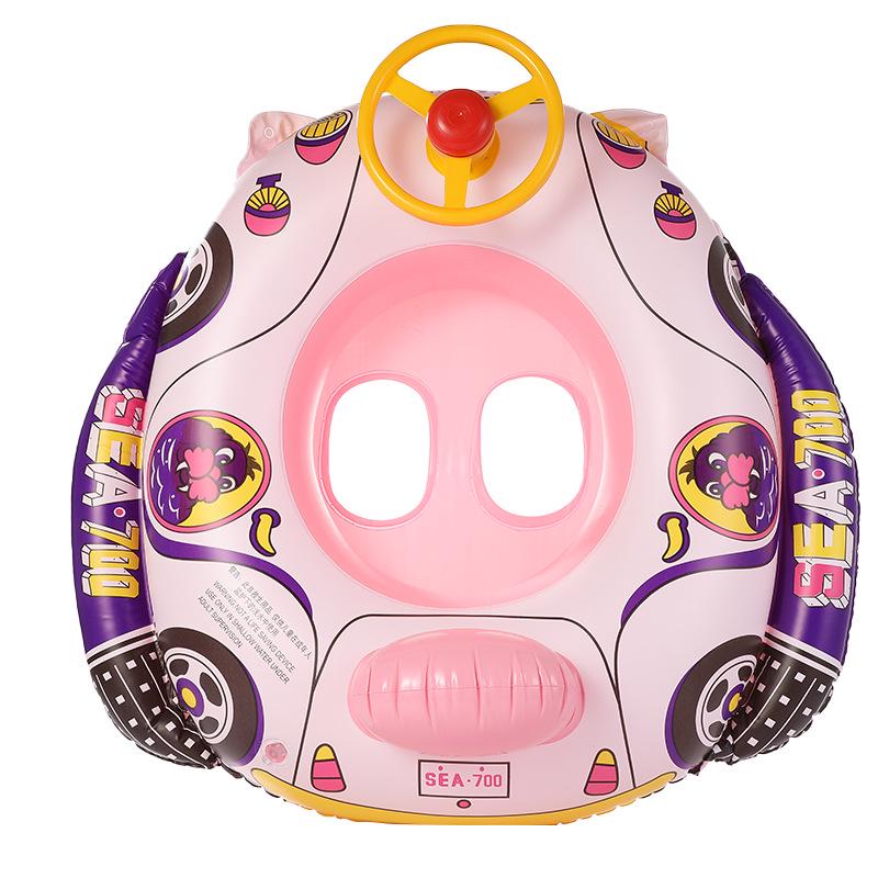 Thick Inflatable Baby Car Steering Wheel Swim Ring