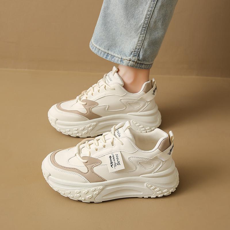 Fashion 2024 New Autumn Sneakers for Women Outdoor Lace-up Women's Vulcanized Shoes Versatile Walking Casual Shoes Zapatillas Mujer
