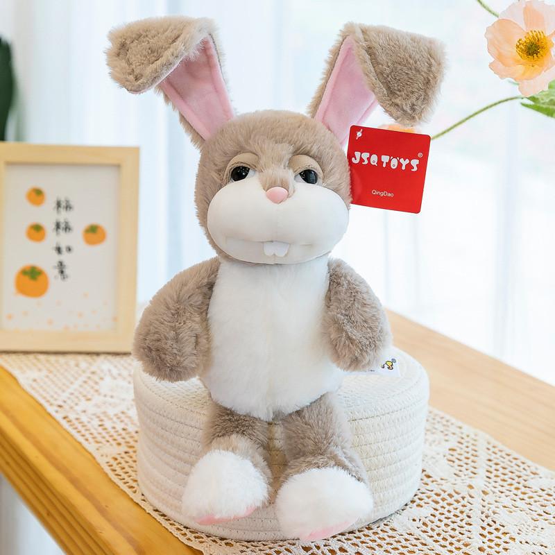 Long Eared Rabbit Plush Toys Cartoon Foldable Dolls Children Birthday Gifts