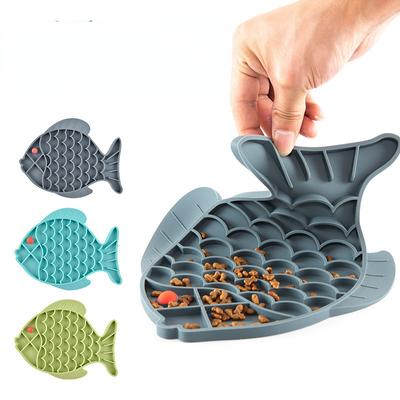 Hrănitor lent pentru câini, căței de pisică, mic de călătorie, distracție personalizată, covoraș de linge din silicon, bol anti-rolare, recipiente pentru hrana pentru animale de companie Articole 2022