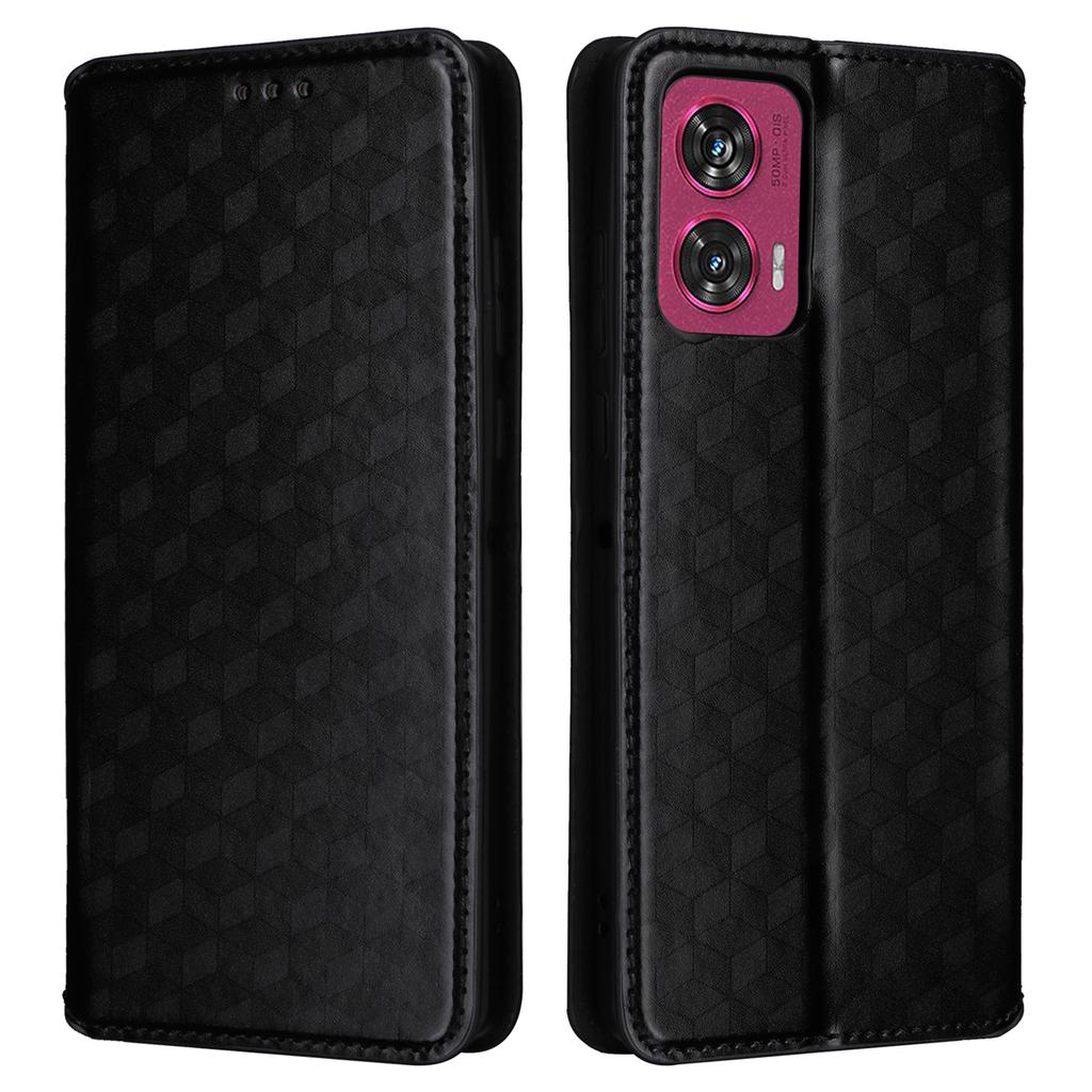 For Motorola Edge 50 Fusion 5G Wallet Case Magnetic Closing Phone Leather Cover