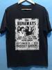 La Maglietta The Runaways La Maglietta Classica Nera The Runaways Tutte le Taglie Maglietta Unisex