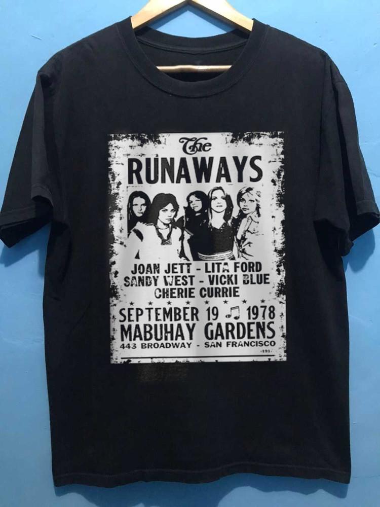 The Runaways Shirt the Runaways Classic Black All Size Shirt Unisex T-Shirt XXXXL