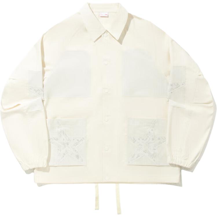 Li Ning Shirts Men s Ecru Lapel Moderate AFDVH13-1 2XL